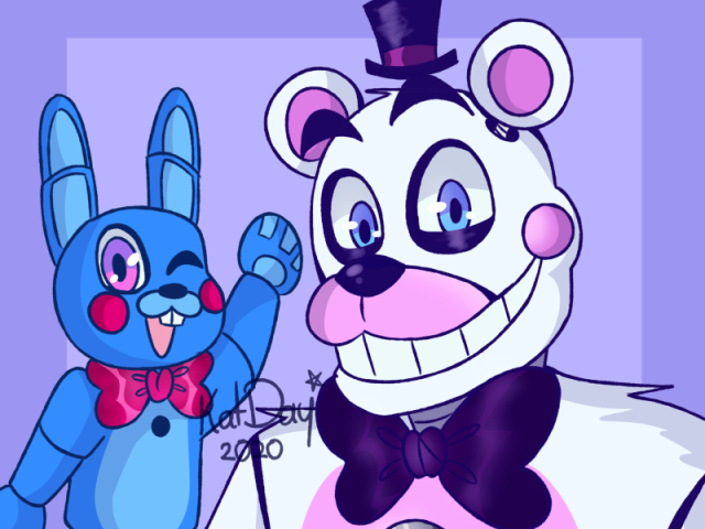 Funtime Freddy e Bom Bom....