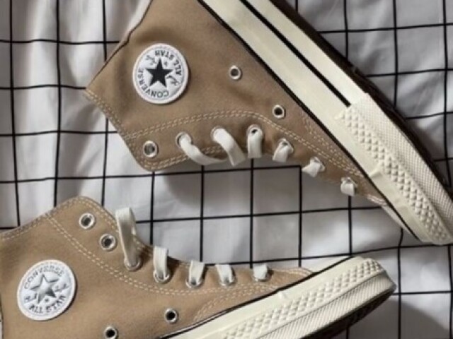 ALL star cano
alto marrom.