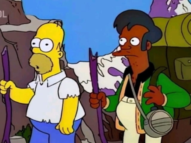 Homer e Apu (T5E13).