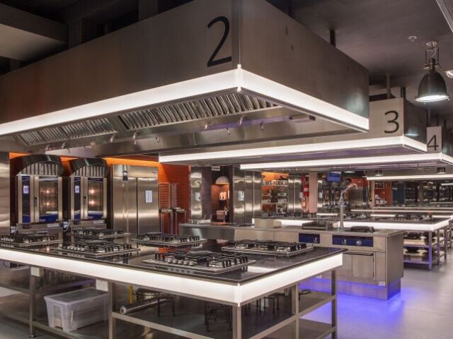 Aula de culinรกria.