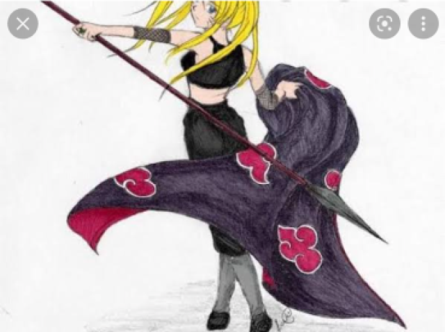 Gente tem que ser sem o manto pois ela n tinha voltado pra Akatsuki