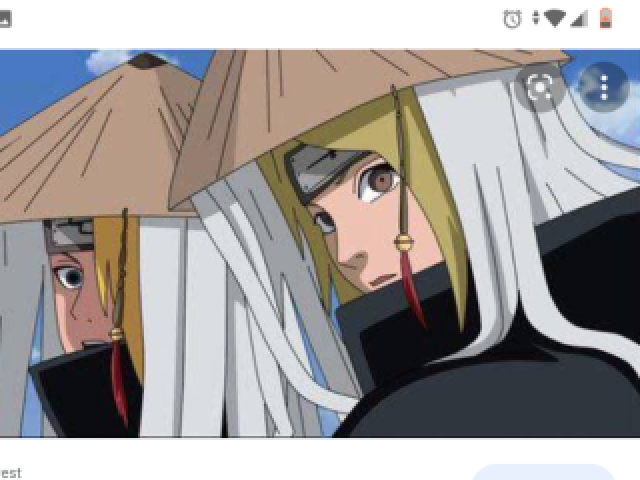 Gente sem Deidara sem manto e sem chapéu só ela mesmo