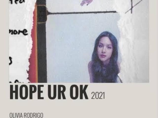 Hope ur ok