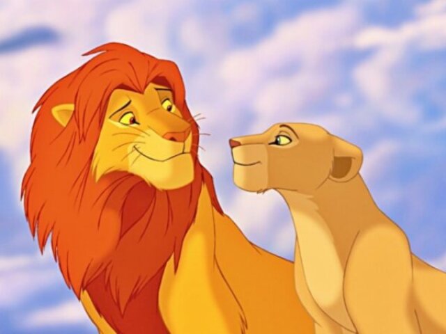 Simba e Nala (Rei Leão)