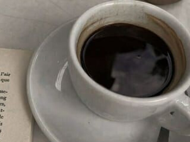 Só um café mesmo