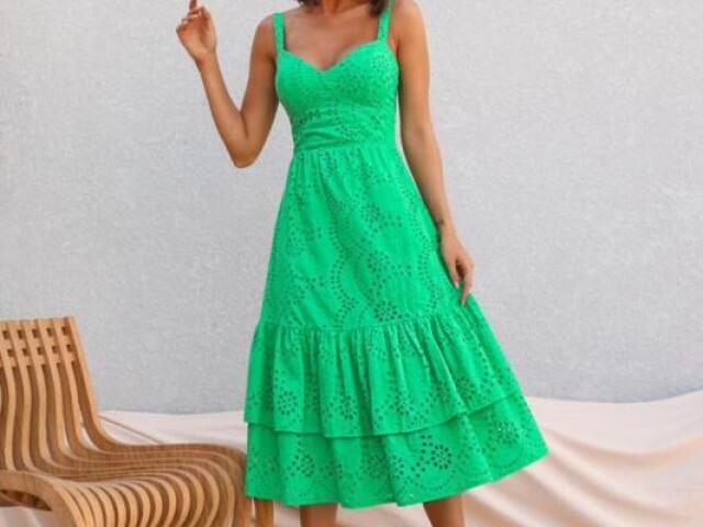 vestido verde