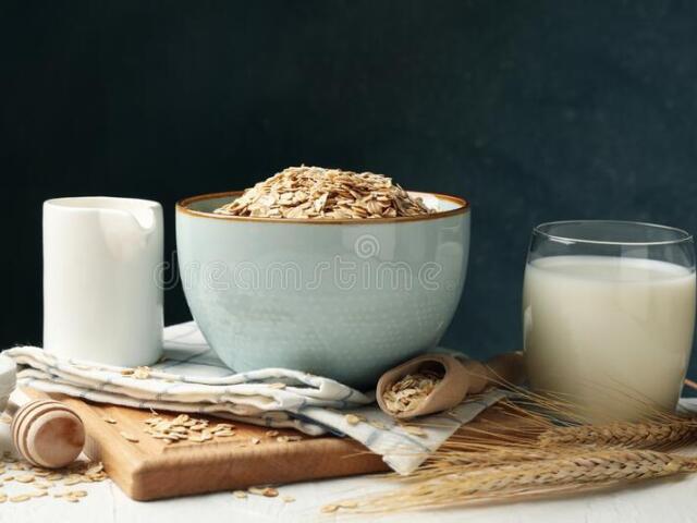 Una avena con leche, algo simple