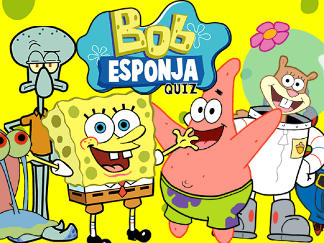 Qual personagem de Bob Esponja você seria?