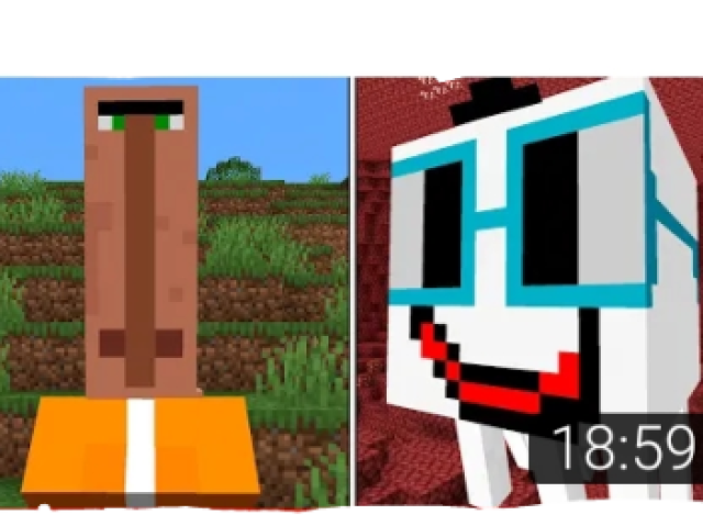 Criei o Minecraft modo tente não rir