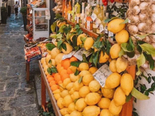 uma limonada de limões sicilianos