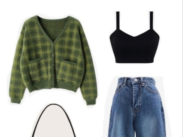 💚
Os cortados são uma bolsa e uma calça (wide leg)