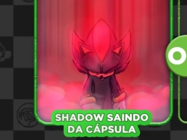 O filme começa com o shadow saindo da cápsula ou