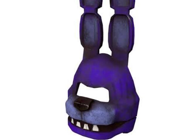 Colocar a máscara do Bonnie para ela sair