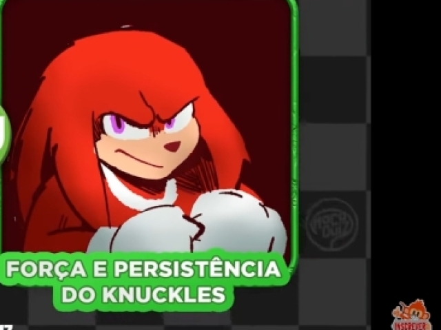 Que knuckles usa sua força e resgaste a amy