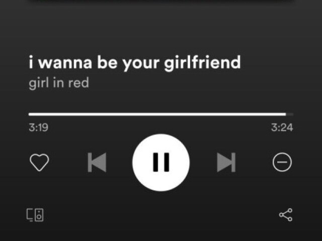 I wanna be your girlfriend - Girl In Red