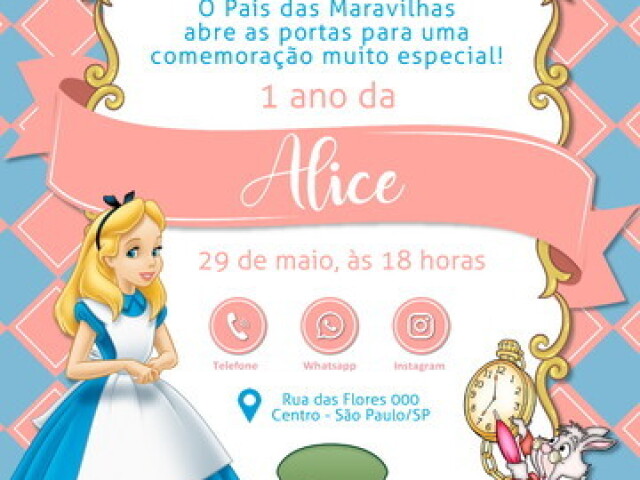 Alice no país das maravilhas👧🏼