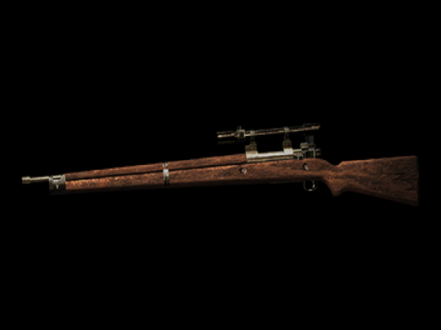 Rifle de madeira (ação manual)