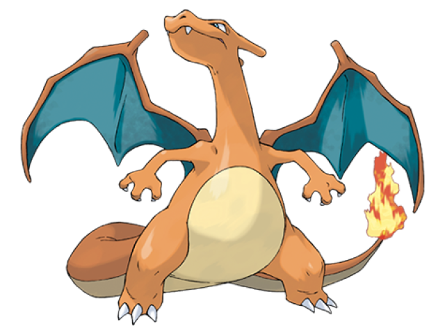 Charmander, charmeleon, e charizard