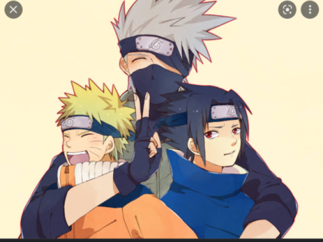 Sasuke, Naruto, Kakashi