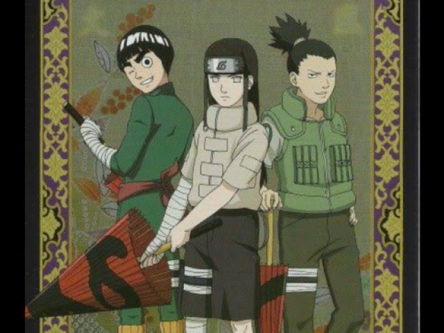 Rock lee,Neji, Shikamaru