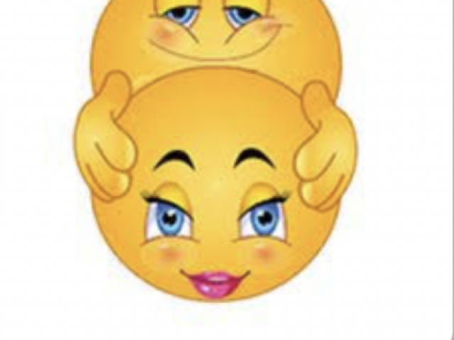 Emoji alisando cabeça