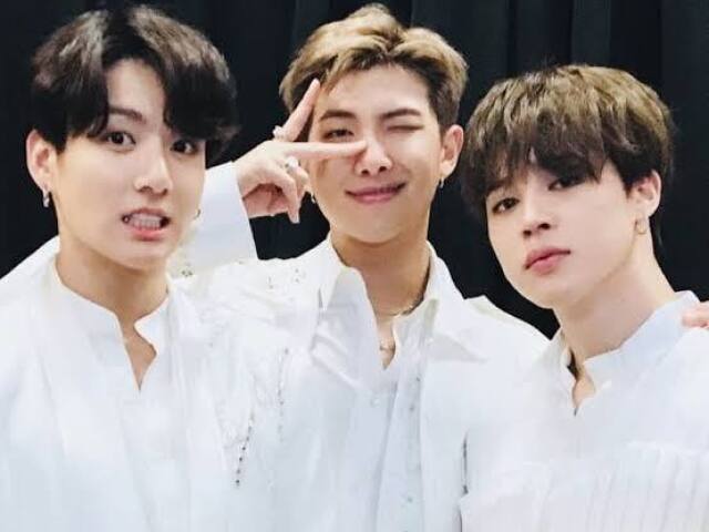 Jungkook, Jimin e RM (RAP MONSTER)