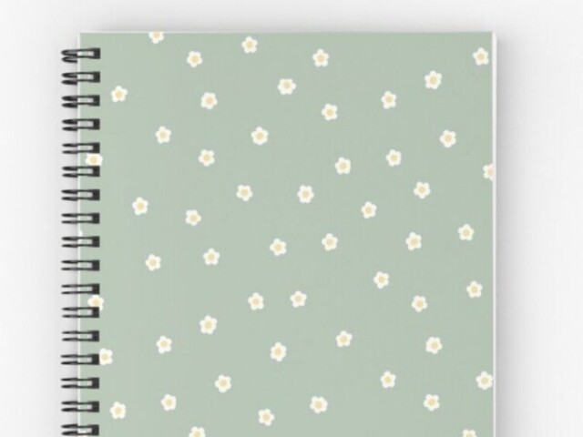 Caderno florzinha