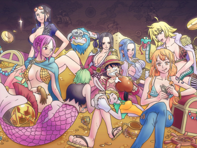 As mil garotas que se apaixonaram com o Luffy kkkkkkkkkk