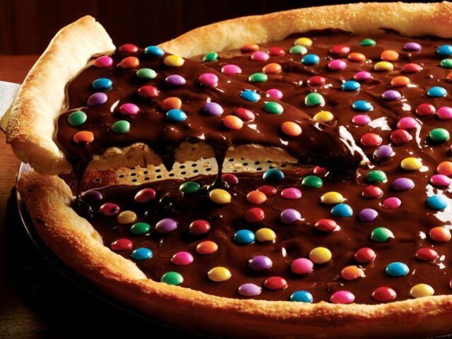 Pizza de chocolate