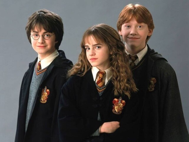 Harry, Hermione e rony