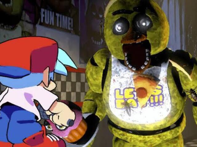 Friday night funkin e five night's at freddy's