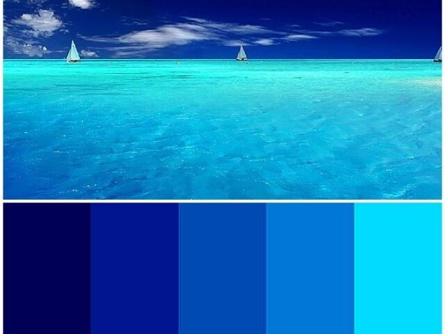 Azul.