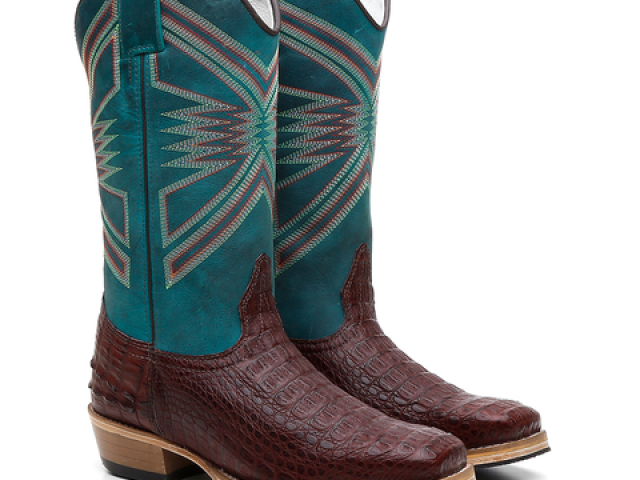 Bota Texana Carrapeta Masculina Jacaré Noruega