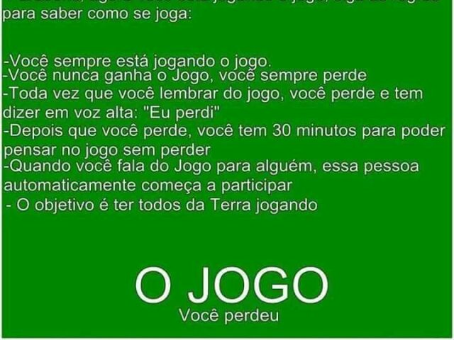 o jogo