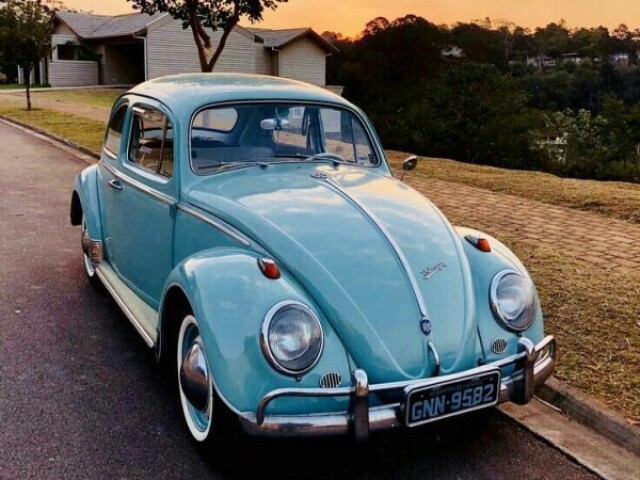 Fusca azul