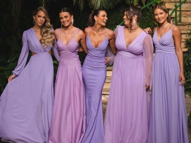 Vestido lilas