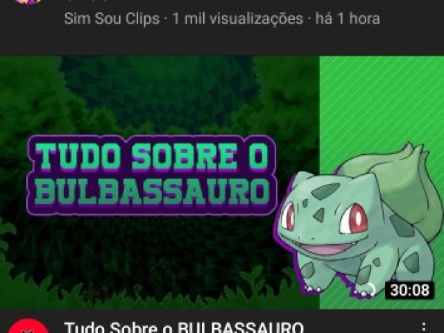 Bulbassauro 
Um pokemon sapo de grama