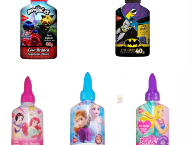 Sorry imagem cortada
Cinco colas de personagens Disney e Marvel