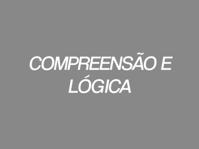 Compreensão e lógica