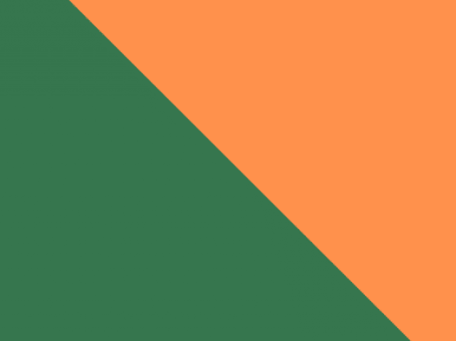 Verde + laranja