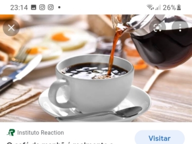 Só o café preto mesmo