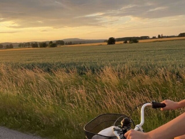 Essa amo andar de bicicleta