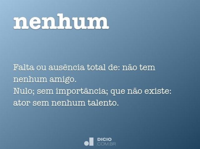 Nenhumm!!