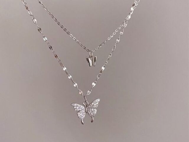Um colar lindo! <3 🦋