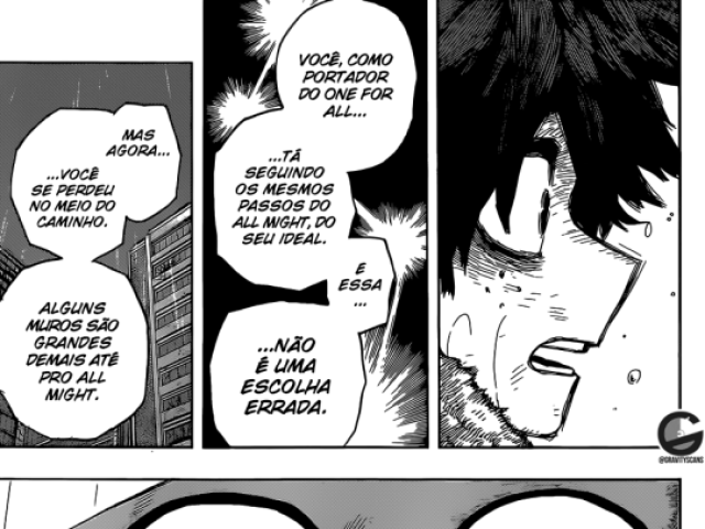 Por que ele fez o Midoriya matar o All Might