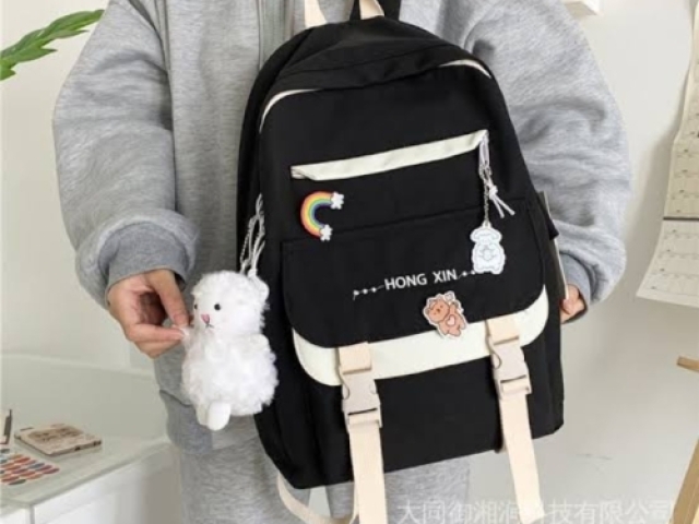 Mochila preto e branco