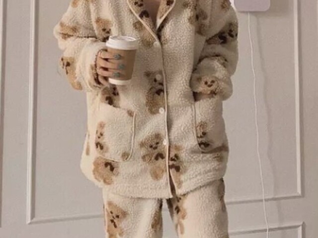 Esse pijama de ursinho