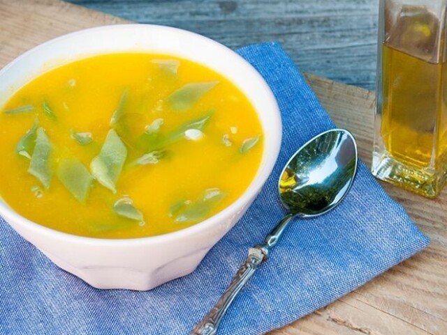 Sopa de feijão verde