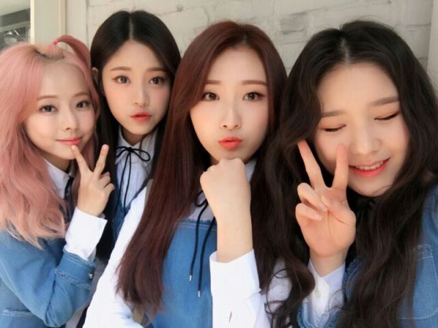 Vivi, Heejin, Haseul e Hyunjin