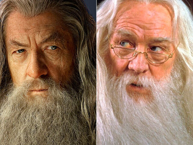 Alvo Dumbledore e Gandalf